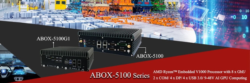 ABOX-5100 Edge AI Rugged Computer For Edge AI Solution