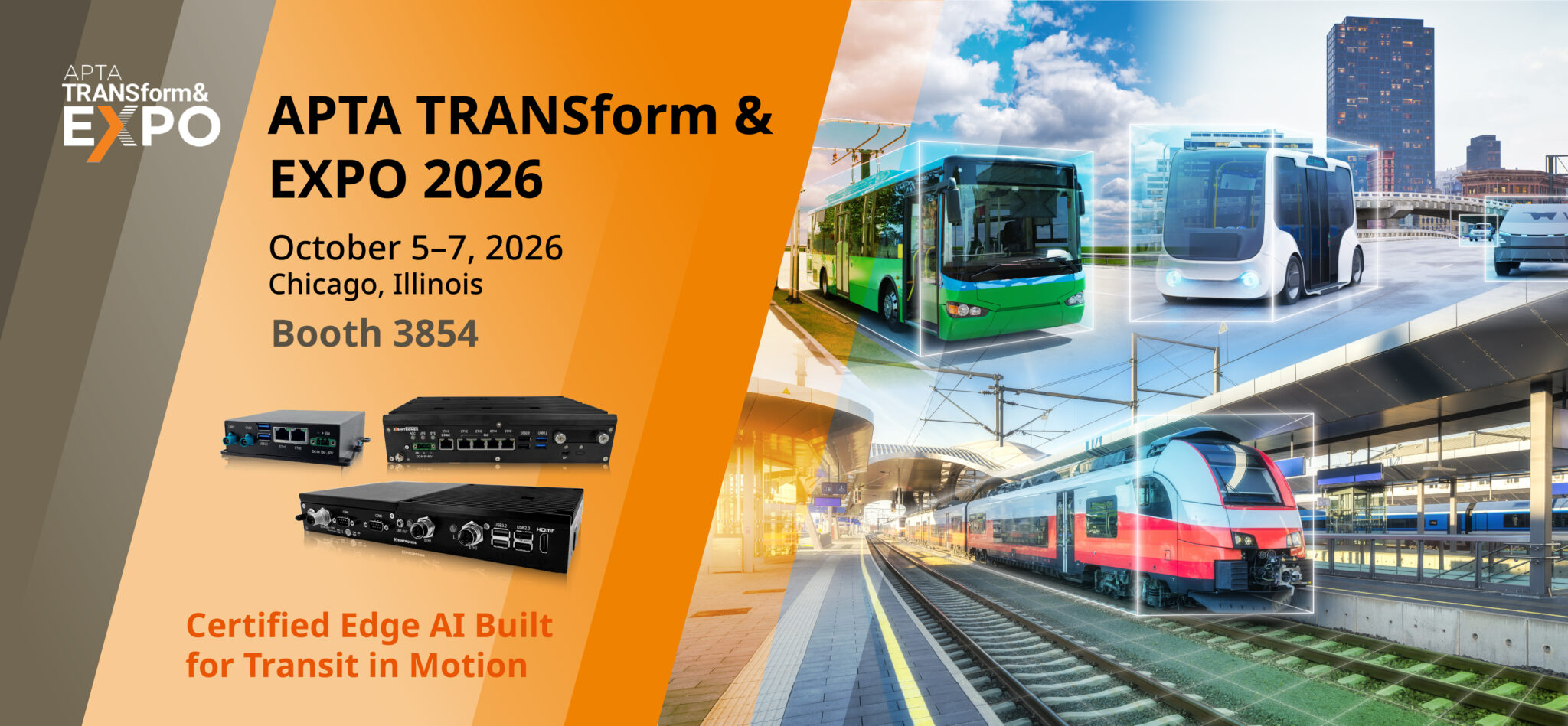 APTA TRANSform & EXPO 2026 | October 5–7 | South Hall, Booth 3854