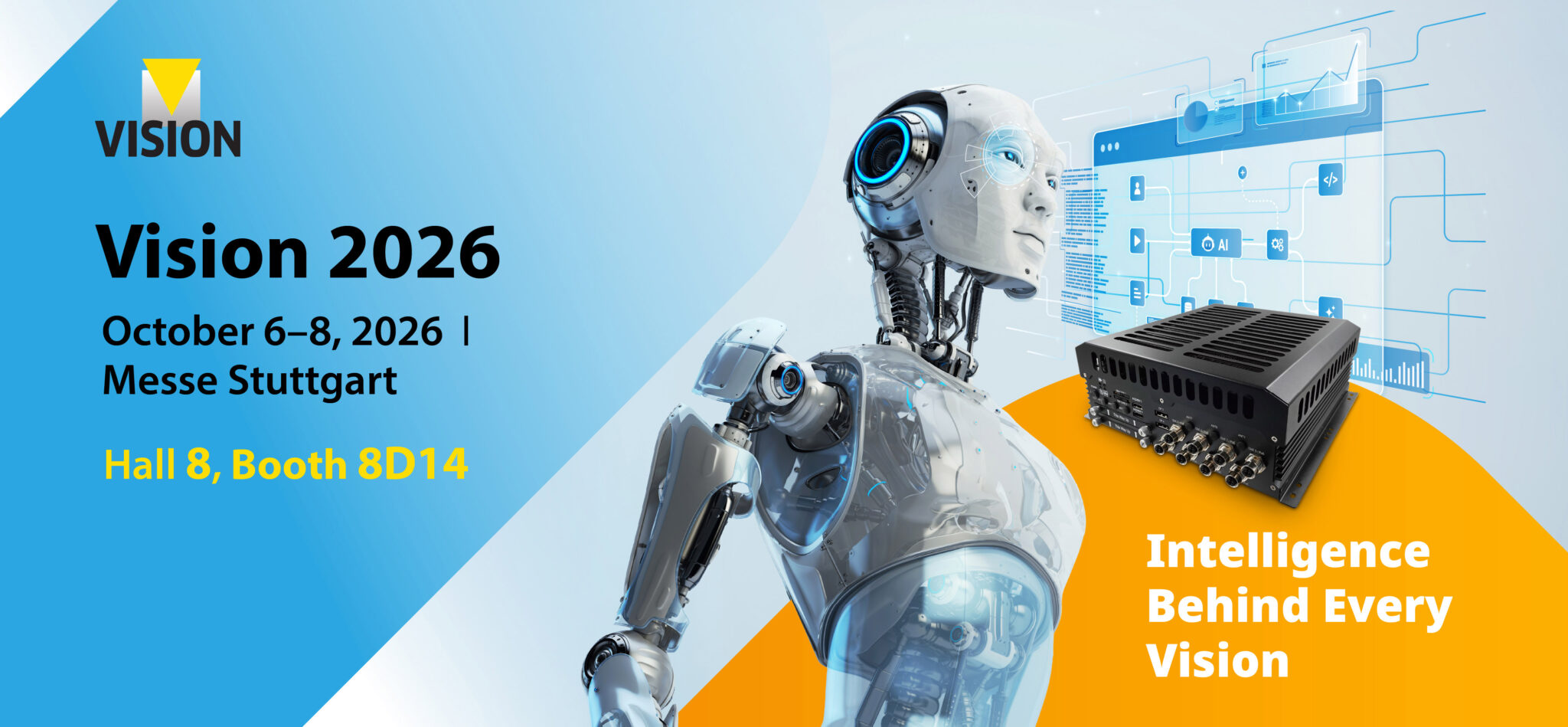 VISION Oct 6-8, 2026 at Messe Stuttgart
